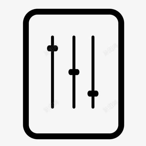 混音器声音声级图标svg_新图网 https://ixintu.com 声级 声音 混音器 音乐