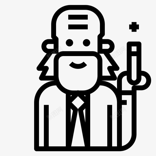 科学家医生实验室图标svg_新图网 https://ixintu.com 化身 医生 实验室 显微镜 研究 科学家
