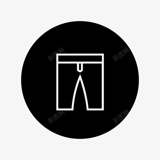 短裤衣服牛仔裤图标svg_新图网 https://ixintu.com 混搭 牛仔裤 短裤 衣服