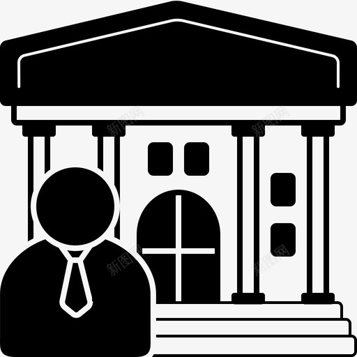 博物馆导游老师图标svg_新图网 https://ixintu.com 博物馆 导游 老师