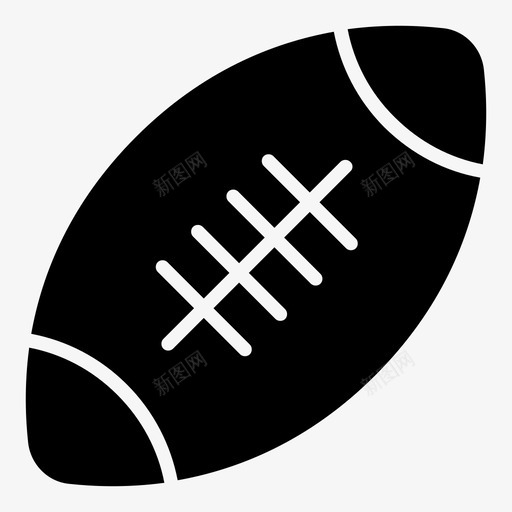 美式足球游戏体育图标svg_新图网 https://ixintu.com 体育 游戏 美式足球 运动球