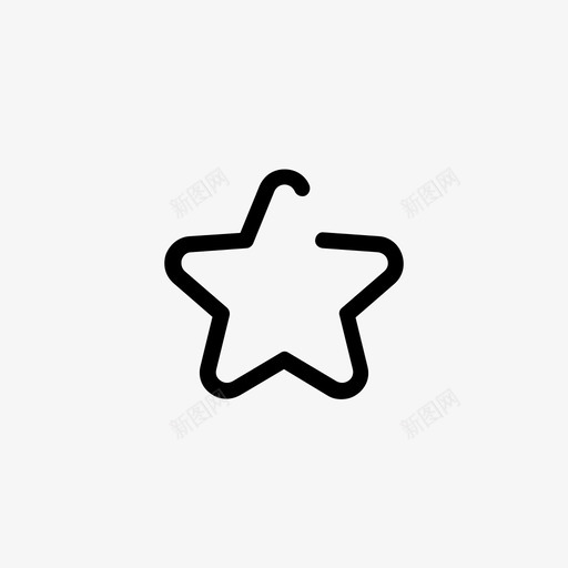 星星基本图标第一册svg_新图网 https://ixintu.com 基本图标第一册 星星
