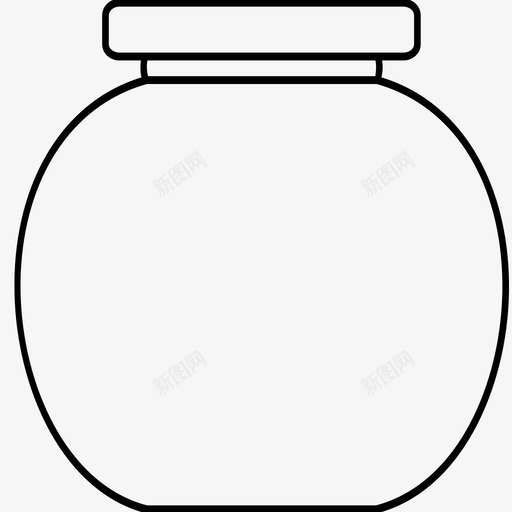 罐子容器储藏室图标svg_新图网 https://ixintu.com 储藏室 容器 罐子