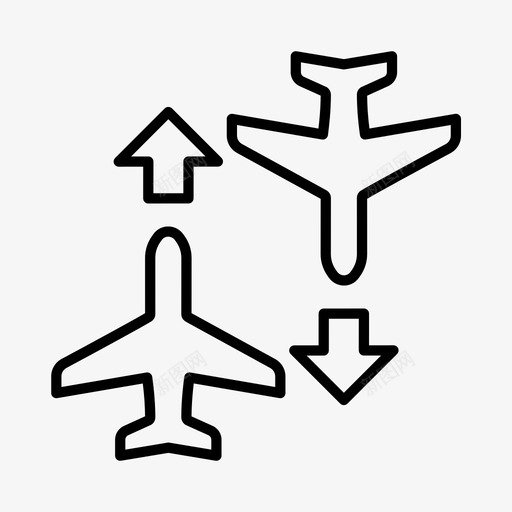 机场空中交通管制飞机图标svg_新图网 https://ixintu.com 机场 空中交通管制 航空 飞机 飞行