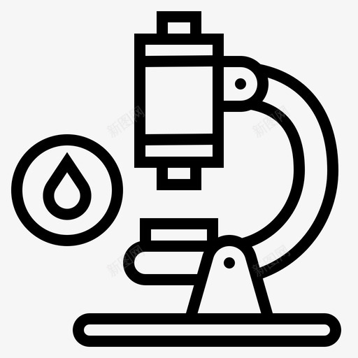 显微镜护理医院图标svg_新图网 https://ixintu.com 医疗 医疗部件 医药 医院 护理 显微镜
