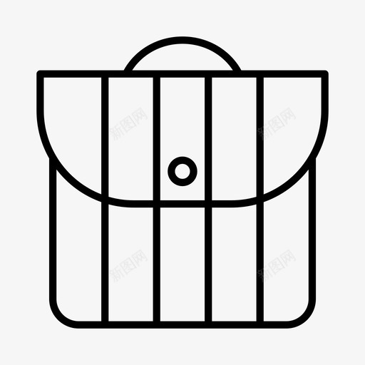 钱包配件包图标svg_新图网 https://ixintu.com 包 手袋 时装 配件 钱包