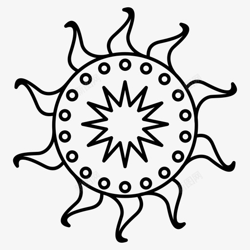 古代神偶像玛雅文化图标svg_新图网 https://ixintu.com 偶像 古代神 玛雅文化 神秘