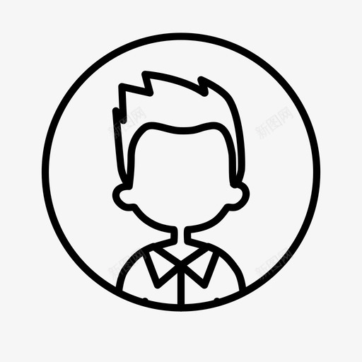 孩子阿凡达男图标svg_新图网 https://ixintu.com 个人资料 孩子 照片 男 阿凡达