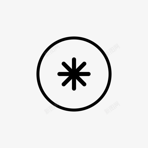 星号计算器标记图标svg_新图网 https://ixintu.com 星号 标记 标记集合 计算器