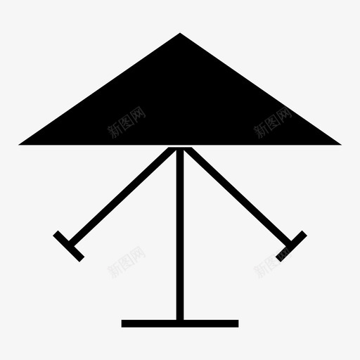 旋转秋千摇篮公园图标svg_新图网 https://ixintu.com 公园 娱乐 娱乐公园 摇摆 摇篮 旋转秋千