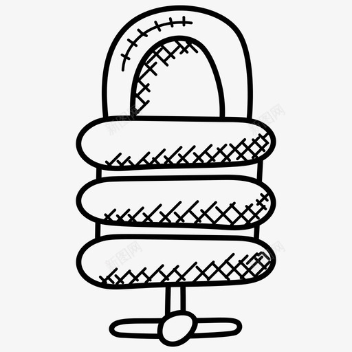 网络安全计算机安全it安全图标svg_新图网 https://ixintu.com it安全 网络保护 网络安全 网络涂鸦图标 计算机安全
