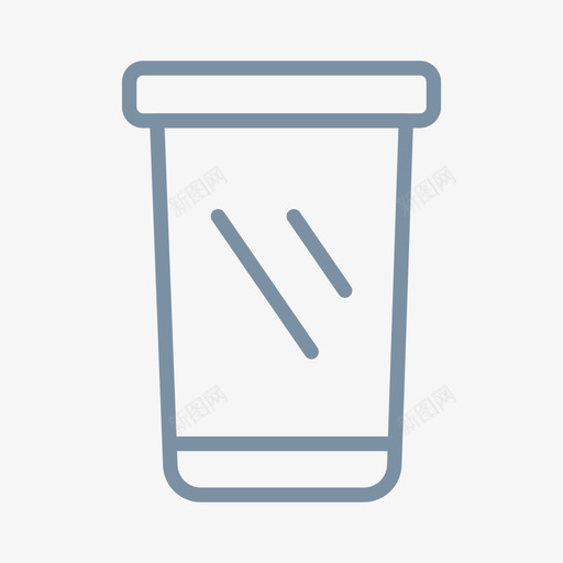 一次性塑杯杯身挺度svg_新图网 https://ixintu.com 一次性塑杯杯身挺度