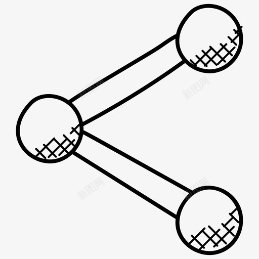 共享符号共享操作共享按钮图标svg_新图网 https://ixintu.com 共享按钮 共享操作 共享符号 用户界面 通信涂鸦图标