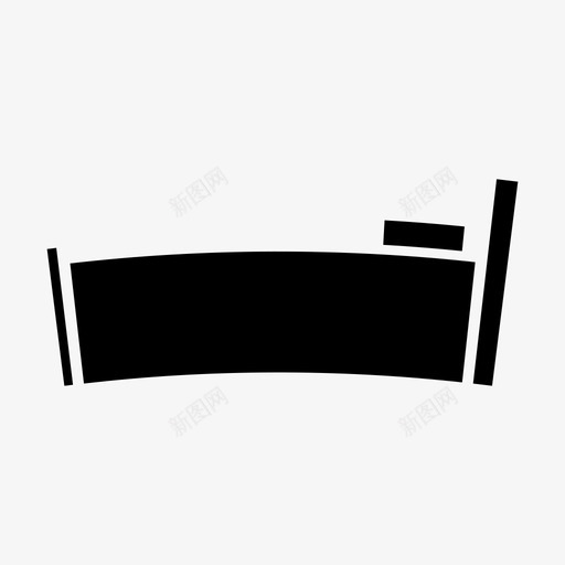 床床架卧铺图标svg_新图网 https://ixintu.com 卧铺 床 床架 木制家具 沙发