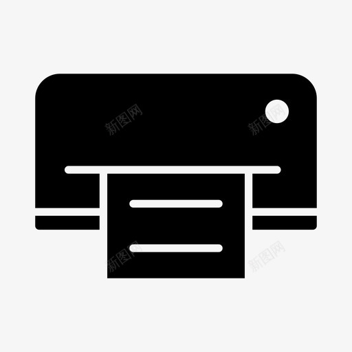 打印机设备硬件图标svg_新图网 https://ixintu.com 工具 打印机 技术 硬件 科学 科技 设备