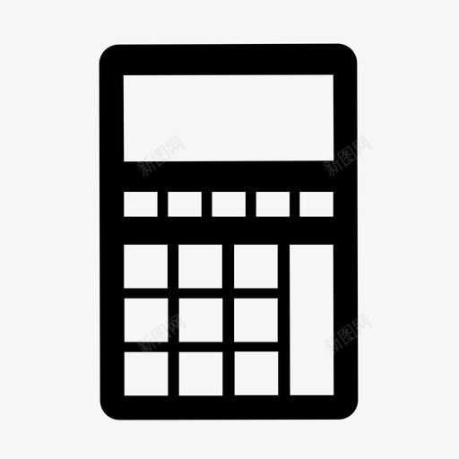 计算器电子计算器图标svg_新图网 https://ixintu.com 电子计算器 计算器