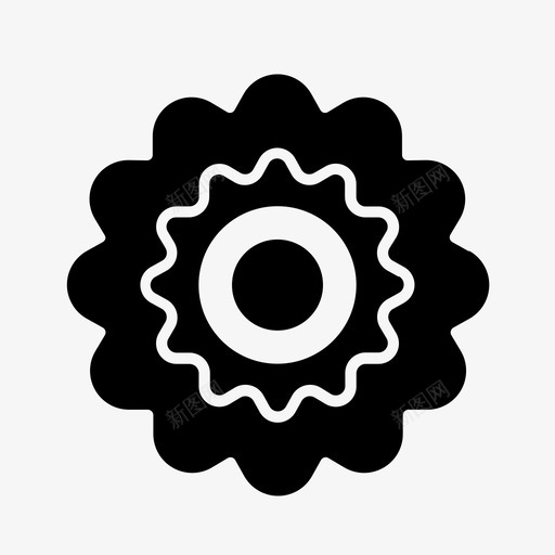 配置齿轮菜单图标svg_新图网 https://ixintu.com 网店 菜单 设置 选项 配置 齿轮