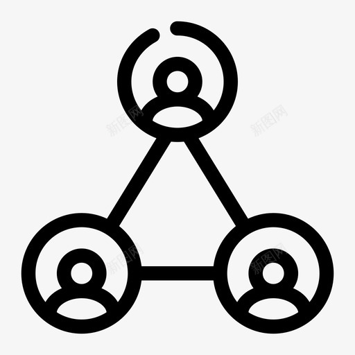网络业务成员图标svg_新图网 https://ixintu.com 业务 企业媒介差距 成员 结构 网络 轮换