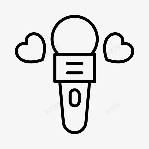 主持人博主博客图标svg_新图网 https://ixintu.com 主持人 博主 博客 媒体 社交名流 麦克风