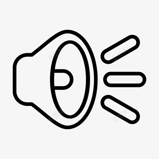 音量扩音器促销图标svg_新图网 https://ixintu.com 促销 声音 扩音器 扬声器 音量