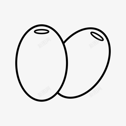 橄榄天然有机图标svg_新图网 https://ixintu.com 天然 有机 植物 橄榄 素食