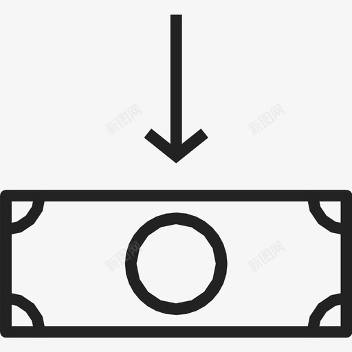 收钱图标svg_新图网 https://ixintu.com 收钱