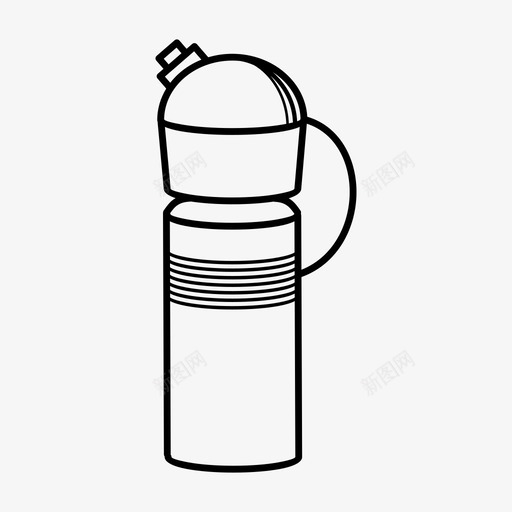 运动水瓶健身瓶运动瓶图标svg_新图网 https://ixintu.com 健身瓶 健身跑 水瓶 运动水瓶 运动瓶