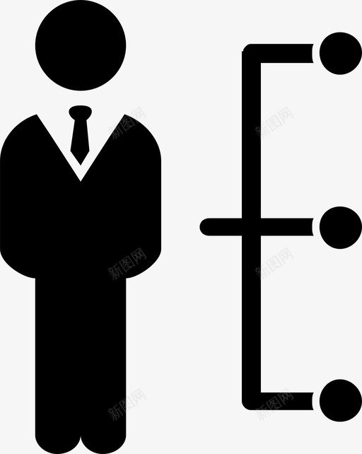 经理生意人商人图标svg_新图网 https://ixintu.com 商人 生意人 经理 老板 领导