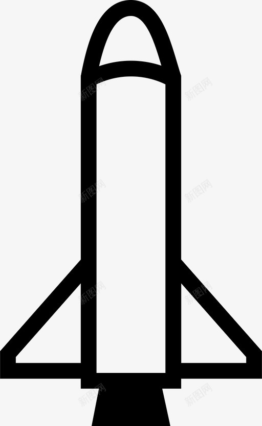 火箭猎鹰火星图标svg_新图网 https://ixintu.com 太空 宇宙飞船 导弹 火星 火箭 猎鹰