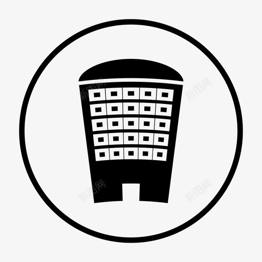 建筑建筑雕刻圆图标svg_新图网 https://ixintu.com 建筑 建筑雕刻圆
