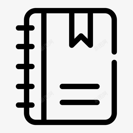 电话簿地址联系人簿图标svg_新图网 https://ixintu.com 公司介质间隙 功能区 地址 电话簿 联系人簿