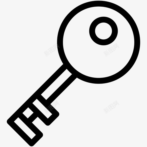 钥匙打开解锁图标svg_新图网 https://ixintu.com 业务管理 打开 解锁 钥匙