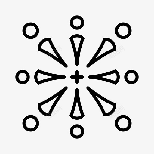 烟花嘉年华表演图标svg_新图网 https://ixintu.com 主题公园 嘉年华 嘉年华和马戏团 烟花 表演