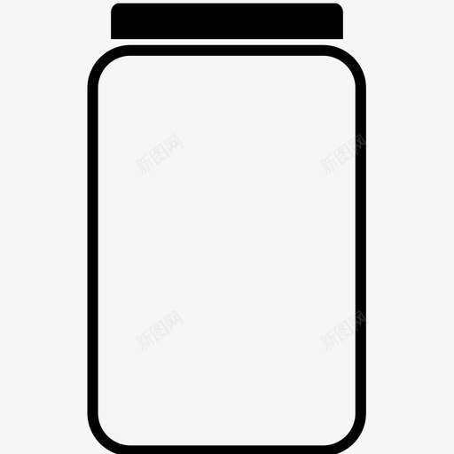 罐子容器储藏室图标svg_新图网 https://ixintu.com 储藏室 容器 罐子