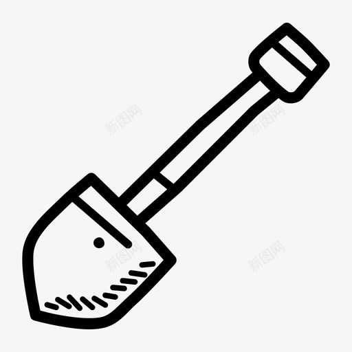 铲挖耕作图标svg_新图网 https://ixintu.com 五一涂鸦 园艺 挖 沙 泥 耕作 铲