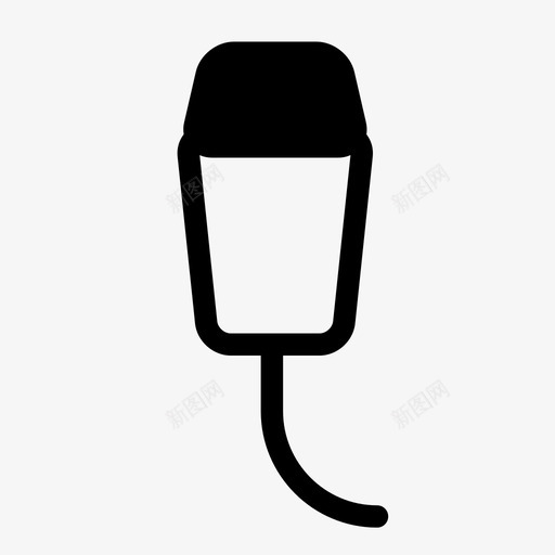 麦克风录音声乐图标svg_新图网 https://ixintu.com 声乐 录音 音乐 麦克风