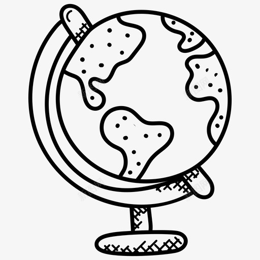 桌球地理地图图标svg_新图网 https://ixintu.com 地图 地理 教育涂鸦图标 桌球