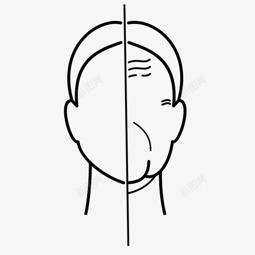女人在不同的年龄肉毒杆菌老年妇女图标svg_新图网 https://ixintu.com 女人在不同的年龄 年轻女孩 皮肤 皱纹 老年妇女 肉毒杆菌