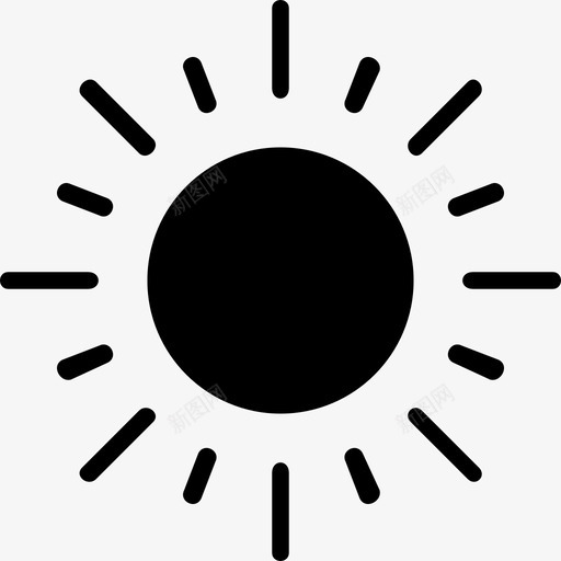 阳光明亮灯图标svg_新图网 https://ixintu.com 光 明亮 灯 阳光