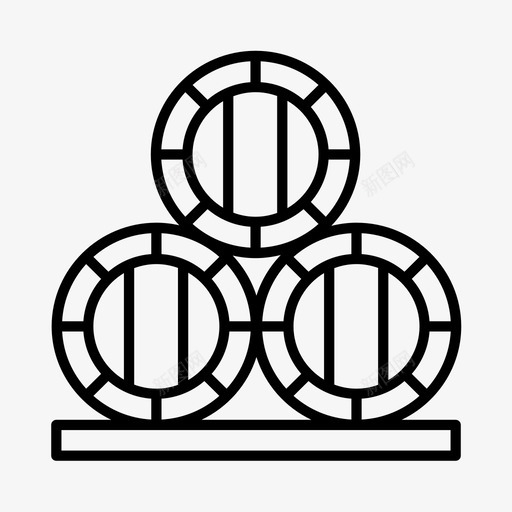 酒桶啤酒酿酒厂图标svg_新图网 https://ixintu.com 啤酒 啤酒节 酒吧 酒桶 酿酒厂