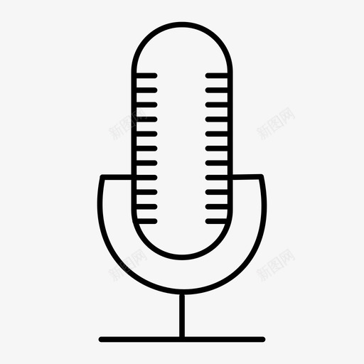 麦克风广播扬声器图标svg_新图网 https://ixintu.com 广播 扬声器 语音 音量 麦克风