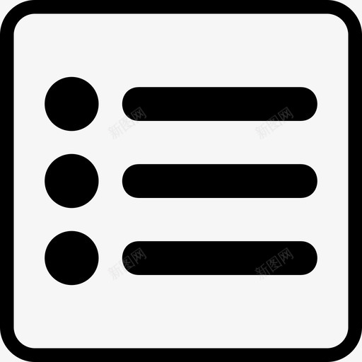 列表菜单网站图标svg_新图网 https://ixintu.com 列表 网站 菜单
