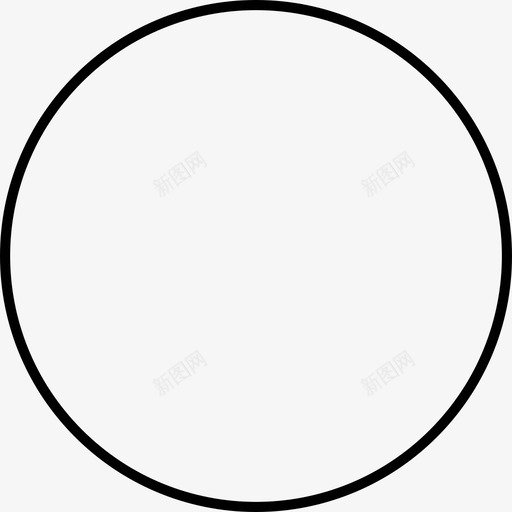 圆形几何体形状图标svg_新图网 https://ixintu.com 几何体 几何体圆形圆形形状 圆形 形状