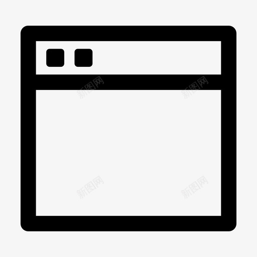 浏览器联机页面图标svg_新图网 https://ixintu.com web 浏览器 界面 窗口 联机 页面