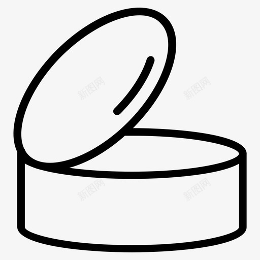 罐头食品野营鱼罐头图标svg_新图网 https://ixintu.com 储存 紧急情况 罐头食品 野营 鱼罐头