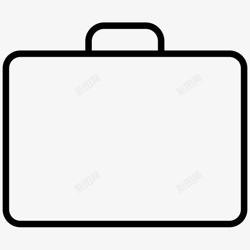 公文包事业工作图标svg_新图网 https://ixintu.com 事业 公文包 工作 手提箱