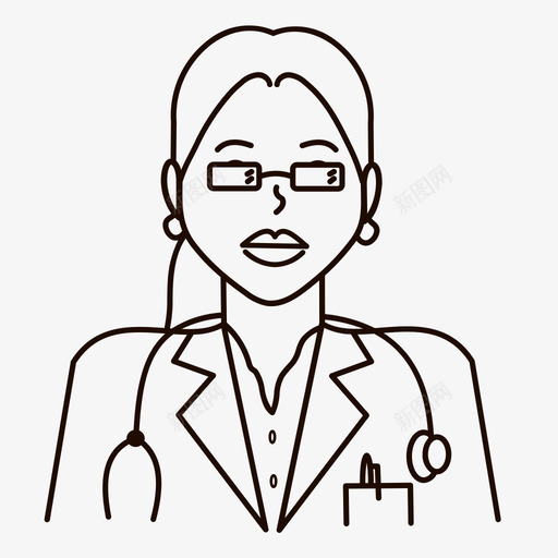 女医生分析急救箱图标svg_新图网 https://ixintu.com 分析 医生 外科 女医生 急救箱