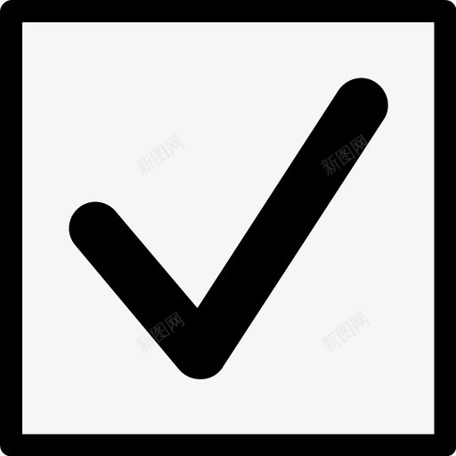 检查复选标记复选框图标svg_新图网 https://ixintu.com 复选标记 复选框 检查 检查表 验证