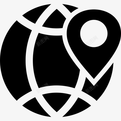 本地搜索位置营销图标svg_新图网 https://ixintu.com 位置 本地搜索 营销