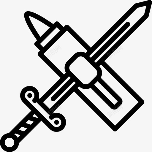 铁匠铁砧锤子图标svg_新图网 https://ixintu.com 剑 工艺 手工 铁匠 铁砧 锤子